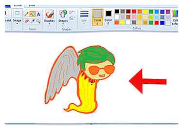 Comment dessiner un sprite (Microsoft Paint) 6 étapes (avec des images)