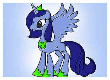 Hoe teken je een Alicorn Princess van My Little Pony 8 stappen