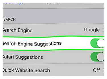 Comment autoriser les suggestions des moteurs de recherche sur un iPhone 3 étapes