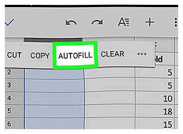 Sådan appliceres en formel på en hel kolonne på Google Sheets på Android