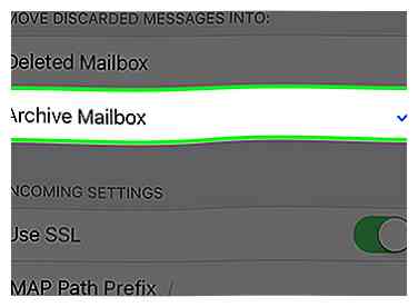 Comment archiver les messages supprimés de l'application Mail sur un iPhone