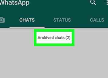 Comment masquer les chats sur WhatsApp sur Android 5 étapes (avec photos)