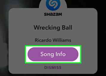 Cómo identificar canciones usando Snapchat 4 pasos (con imágenes)