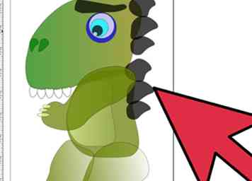 Comment créer un dinosaure de dessin animé avec Inkscape (avec photos)