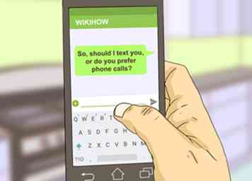 Cómo decidir si enviar mensajes de texto o llamar a alguien 11 pasos