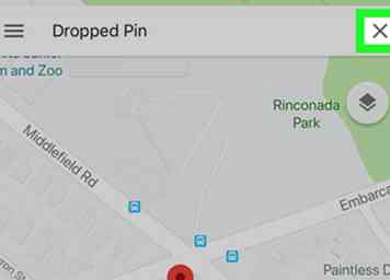 Cómo eliminar un PIN de Google Maps en iPhone o iPad 5 pasos