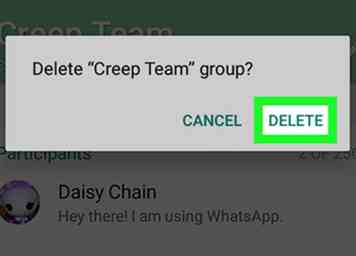 Comment supprimer un groupe sur WhatsApp sur Android 9 étapes