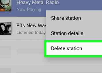 Comment supprimer une station sur Pandora sur Android 6 étapes