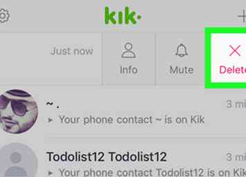 Comment supprimer des personnes sur Kik 3 étapes (avec des images)