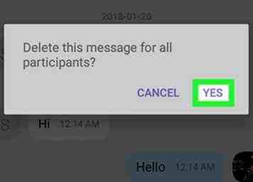 Comment supprimer les messages Viber sur Android 6 étapes (avec photos)