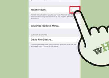 Sådan deaktiveres AssistiveTouch på en iPhone 5 trin