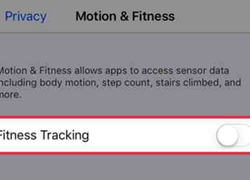 Comment désactiver le suivi de la forme physique sur un iPhone 4 étapes