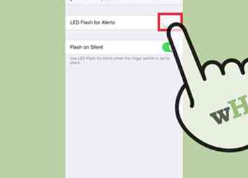 Comment désactiver le flash LED pour les alertes sur un iPhone 6 étapes