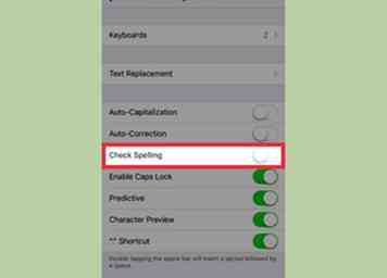 Sådan deaktiveres stavekontrol på en iPhone 4 trin (med billeder)