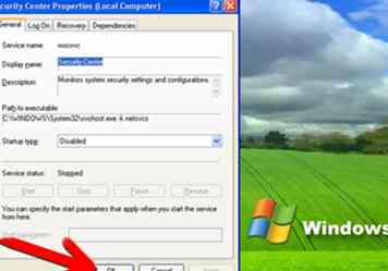 Comment désactiver le Centre de sécurité Windows XP 14 étapes