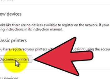 Comment déconnecter une imprimante de Google Cloud Print dans Chrome