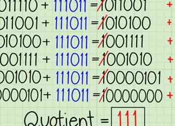 Comment diviser les nombres binaires 13 étapes (avec des images)
