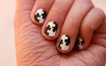 Hoe Puzzle Nail Art te doen 11 stappen (met afbeeldingen)