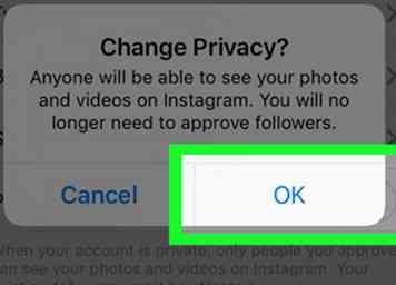 Sådan laver du dine Instagram-fotos privat 5 trin (med billeder)