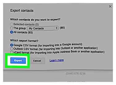 Comment exporter des contacts Gmail 7 étapes (avec photos)