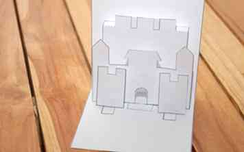 Comment faire une carte Pop up Castle (méthode Robert Sabuda)