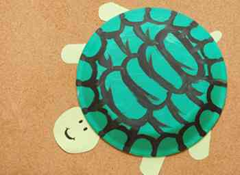 Comment faire une tortue en plaques de papier 10 étapes (avec photos)