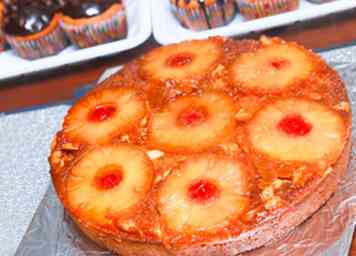 Comment faire un gâteau renversé à l'ananas 14 étapes (avec photos)