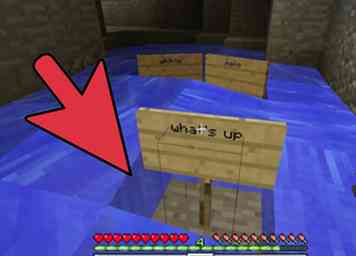 Comment faire un signe sur Minecraft 8 étapes (avec des photos)