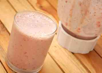 Comment faire un smoothie aux fraises, bananes et framboises 7 étapes