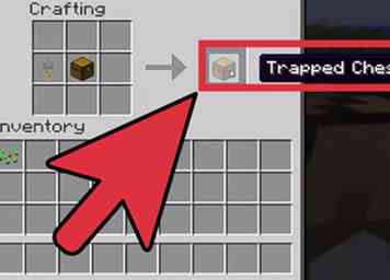 Cómo hacer un cofre atrapado en Minecraft 5 pasos (con fotos)