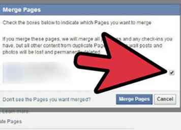 Comment fusionner les pages Facebook 8 étapes (avec photos)