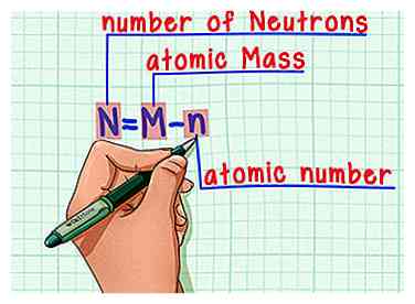Comment trouver le nombre de neutrons dans un atome