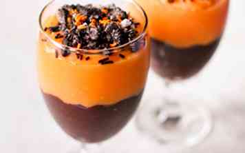 Hoe maak je Black and Orange Spook Cups 10 stappen (met afbeeldingen)