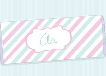 Hoe Candy Bar Wrappers maken voor een baby shower (met afbeeldingen)