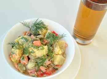 Confetti-aardappelsalade maken (met afbeeldingen)