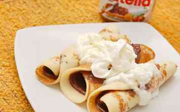 Hoe Crepes Supreme te maken met Nutella (met afbeeldingen)