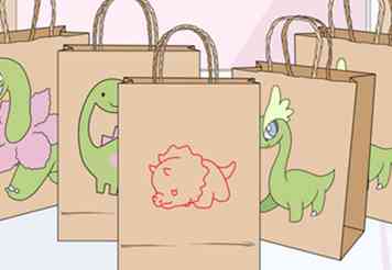 Comment faire des sacs de dinosaures Goody 11 étapes (avec photos)