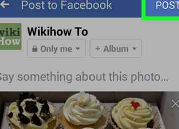 Cómo hacer que Facebook Pictures sea privada en Android (con fotos)