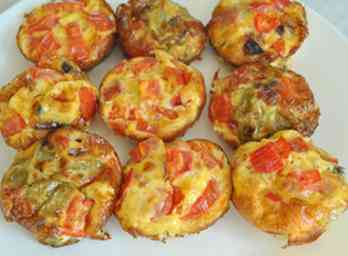 3 façons de faire des mini frittatas