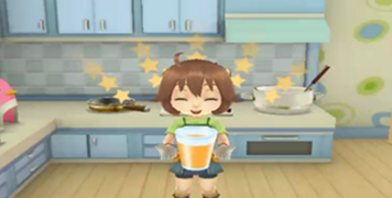 Comment faire du jus d'orange dans Harvest Moon Défilé animal 4 étapes