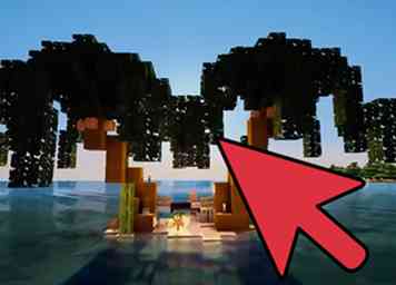 Cómo hacer palmeras en Minecraft 13 pasos (con fotos)