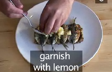 Sådan laver du Pan Fried Garlic Sardines 6 trin (med billeder)