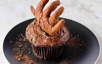 Comment faire des cupcakes Zombie 12 étapes (avec photos)