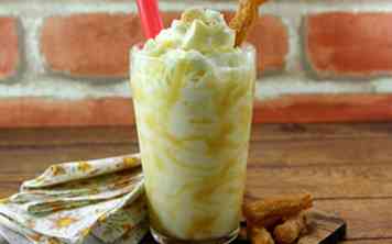 Comment faire un Milkshake Churro 6 étapes (avec photos)