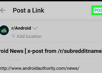 Comment faire un Crosspost sur Reddit sur Android 13 étapes