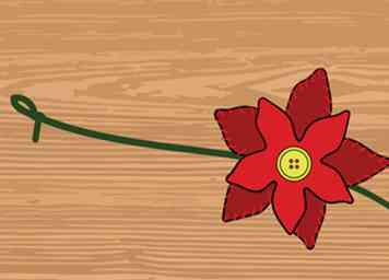 3 façons de faire une guirlande de poinsettias