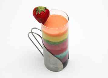 Een regenboog-smoothie maken 10 stappen (met afbeeldingen)