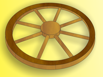 Een Replica Wagon Wheel maken (met afbeeldingen)