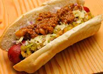 Comment faire un hot-dog épicé avec le chili 11 étapes (avec photos)