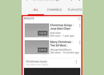 Comment créer une liste de lecture YouTube pour Noël (avec photos)